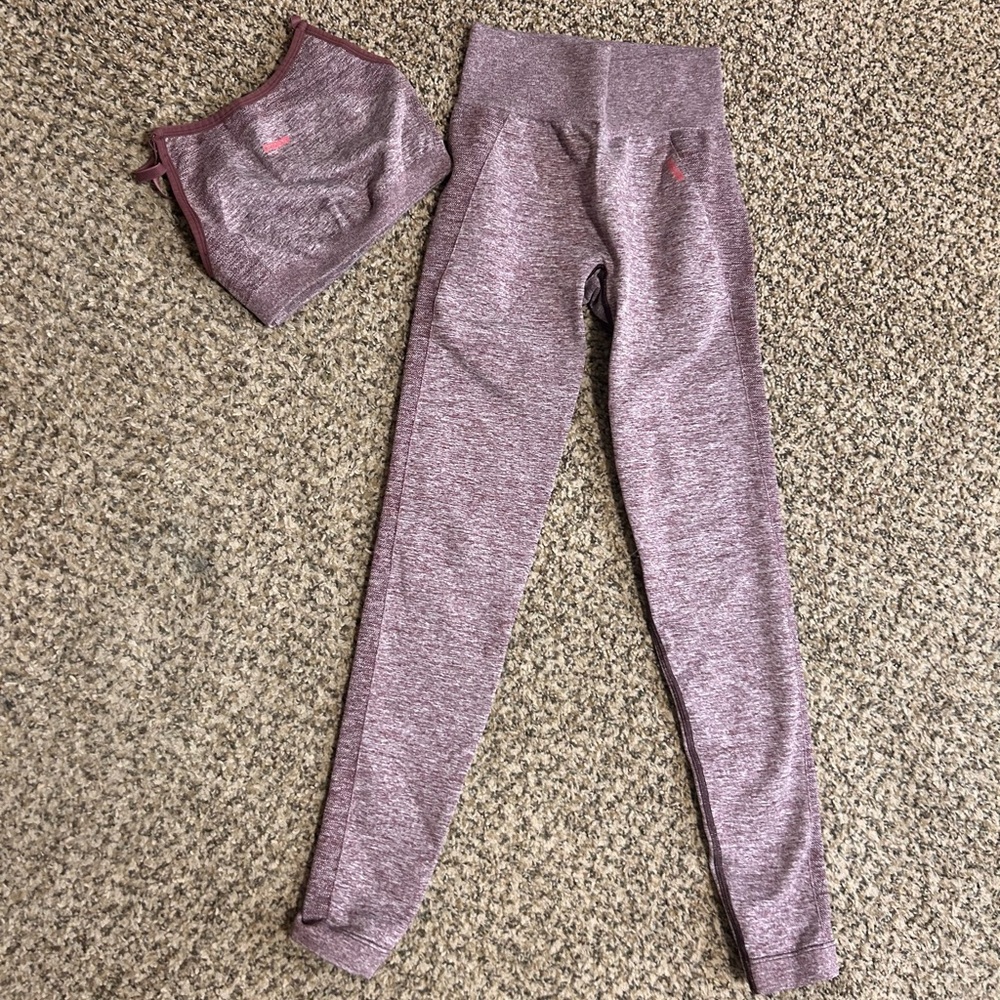 Gymshark purple pink set size small